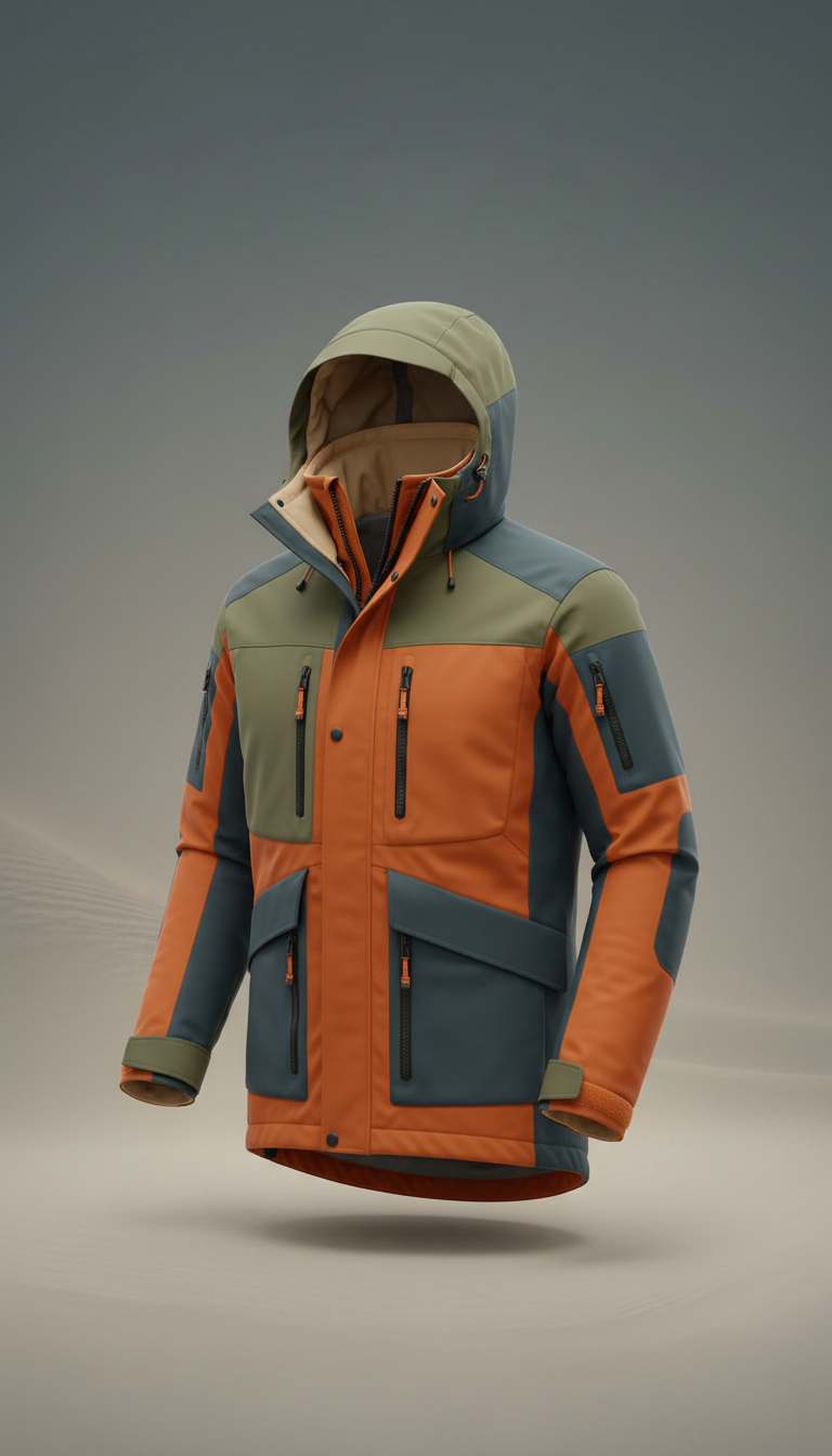 Stormproof angler's jacket with Gore-Tex